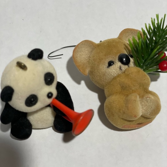 Hallmark Other - 1983 Hallmark Christmas Ornaments Panda Koala bear